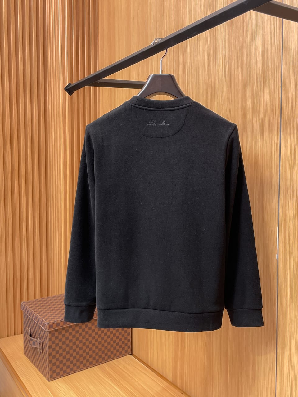 Loro Piana Men's Black Sweatshirt