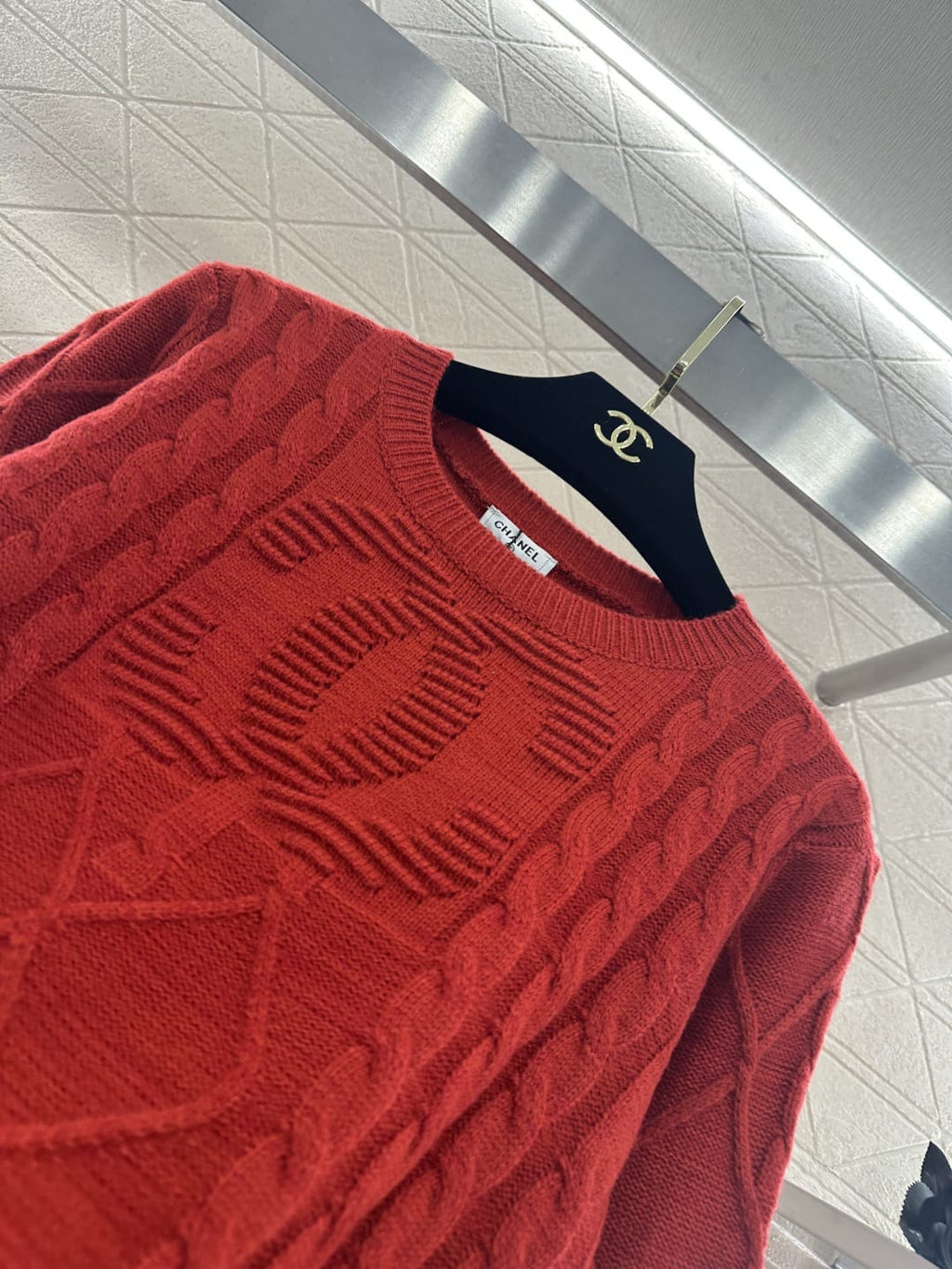 Chanel Cable Knit Sweater