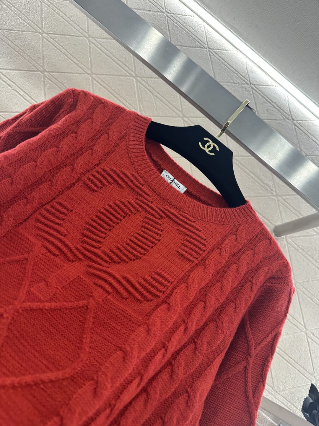 Chanel Cable Knit Sweater