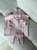 FENDI Monogram Bunny Ear Newborn Romper Set