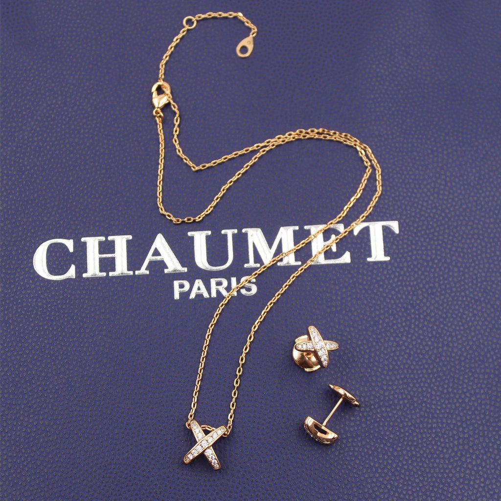 CHAUMET Hortensia Necklace and Earrings Set