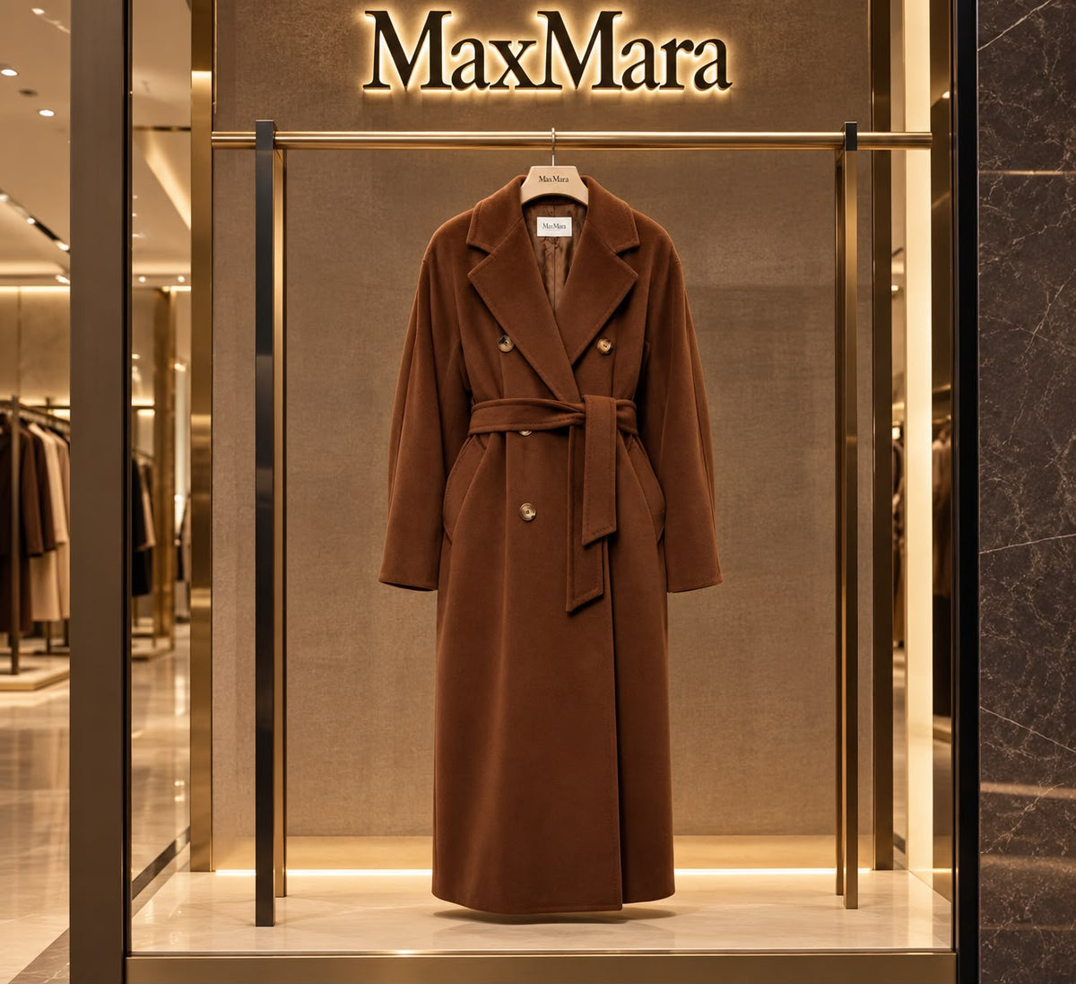 Max Mara Classic Belted Wool Coat