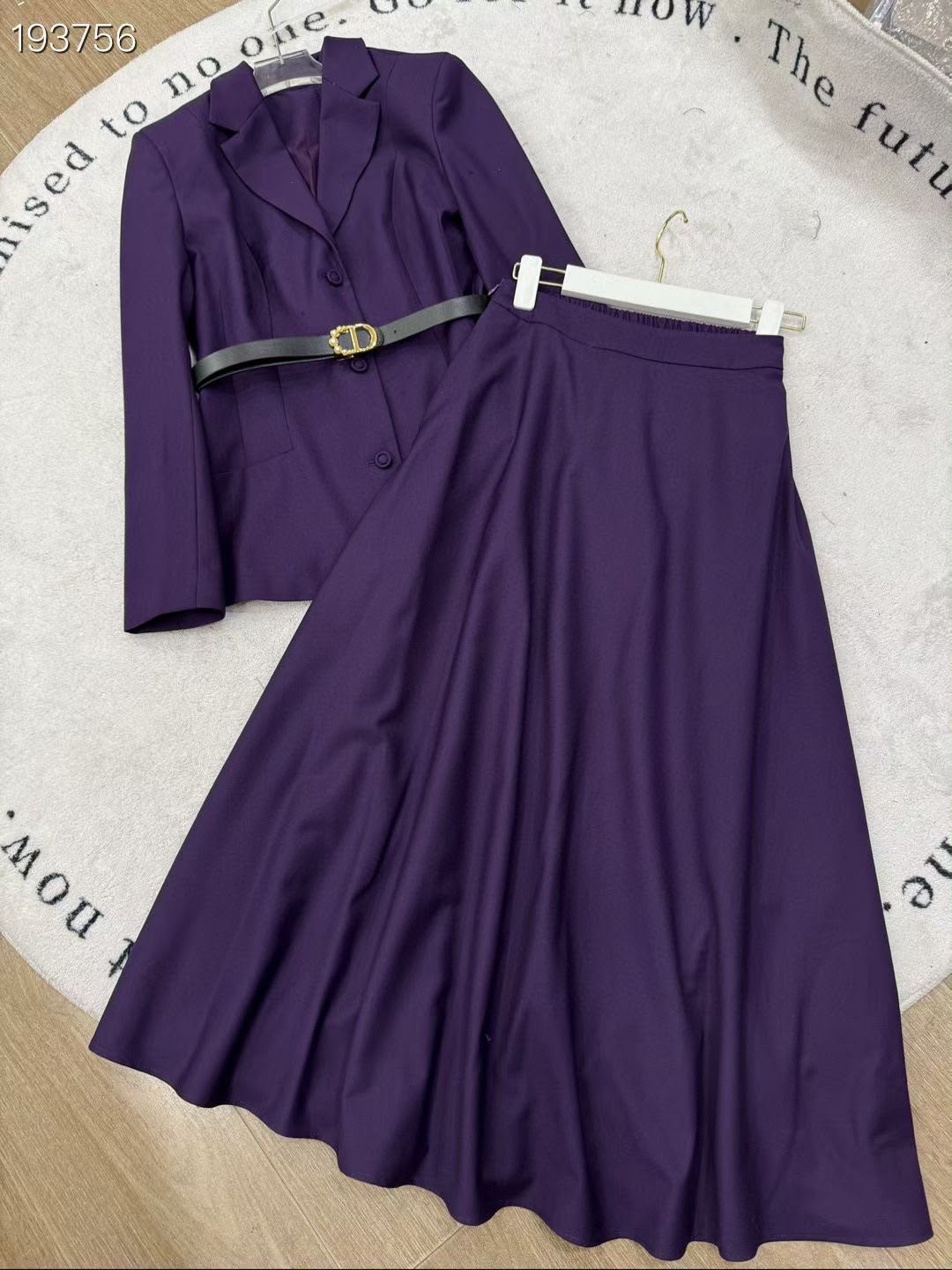 DIOR Blazer and Flared Skirt Set