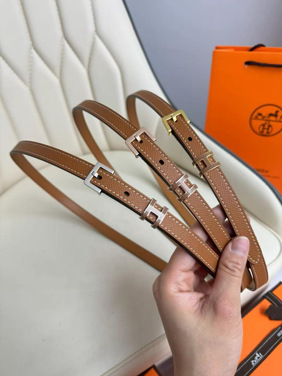 Hermès H Buckle Leather Belt