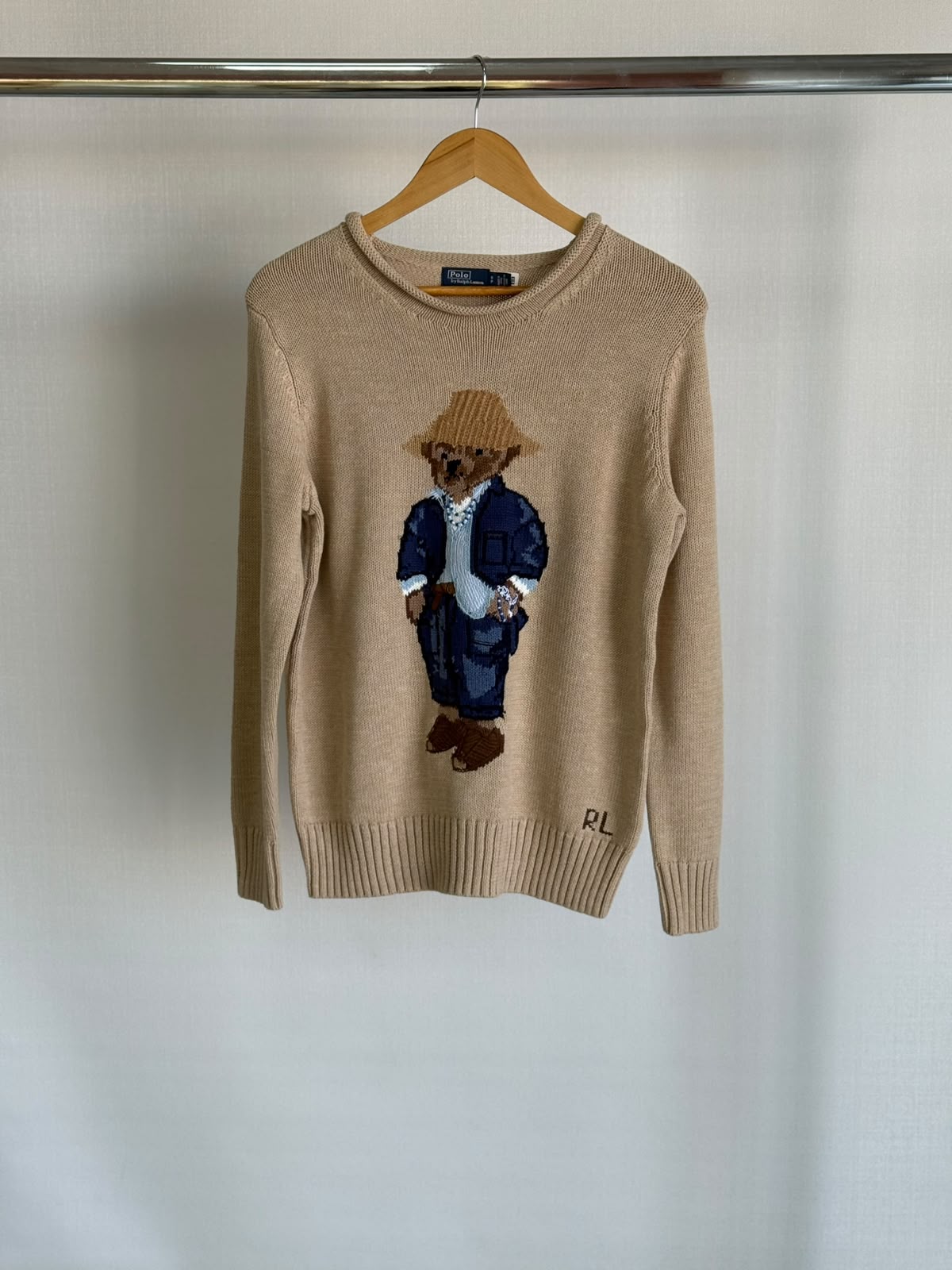 Polo Ralph Lauren — Polo Bear Cotton Crewneck Sweater