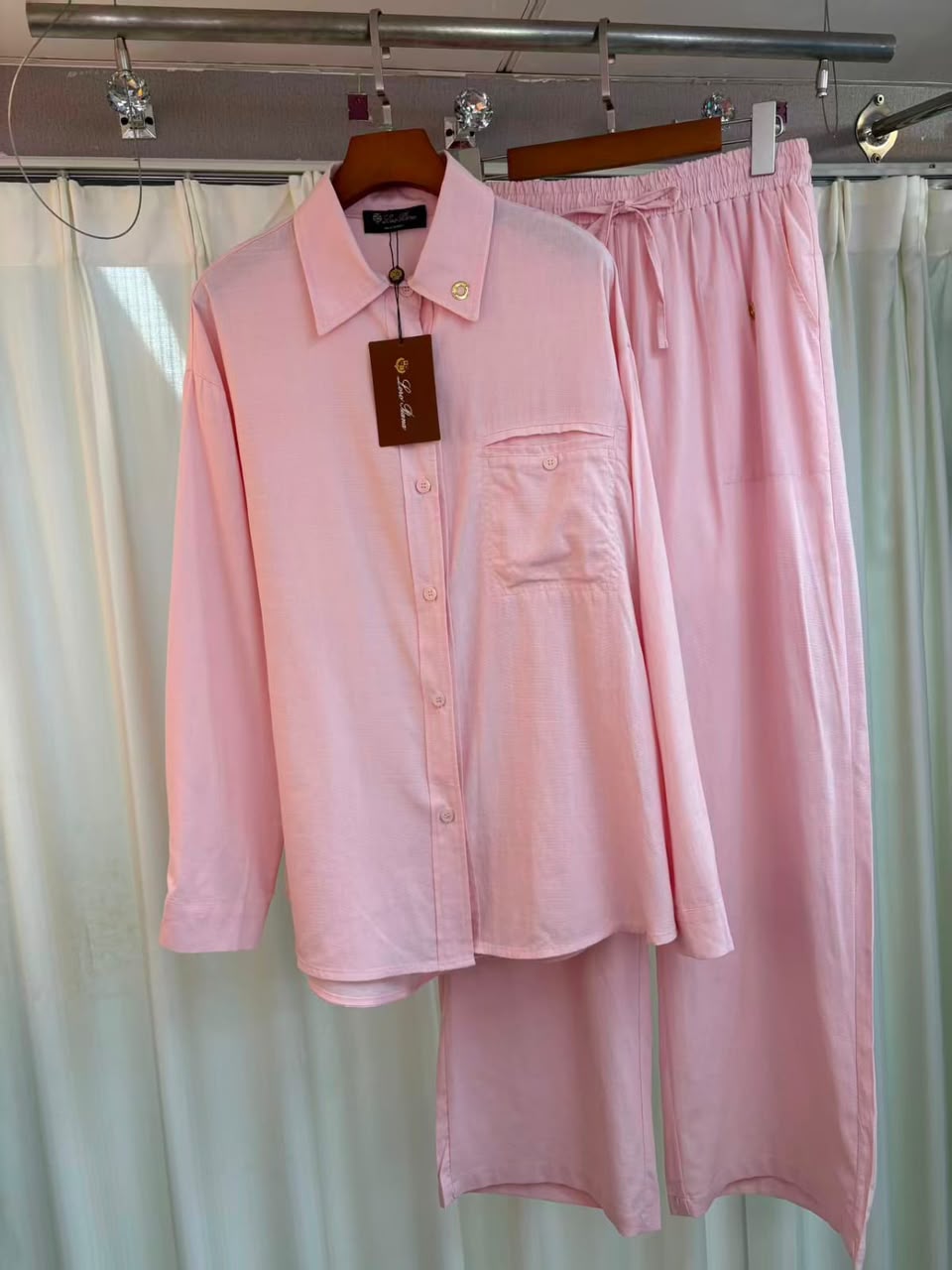 Loro Piana Linen / Silk Shirt and Trousers Sets