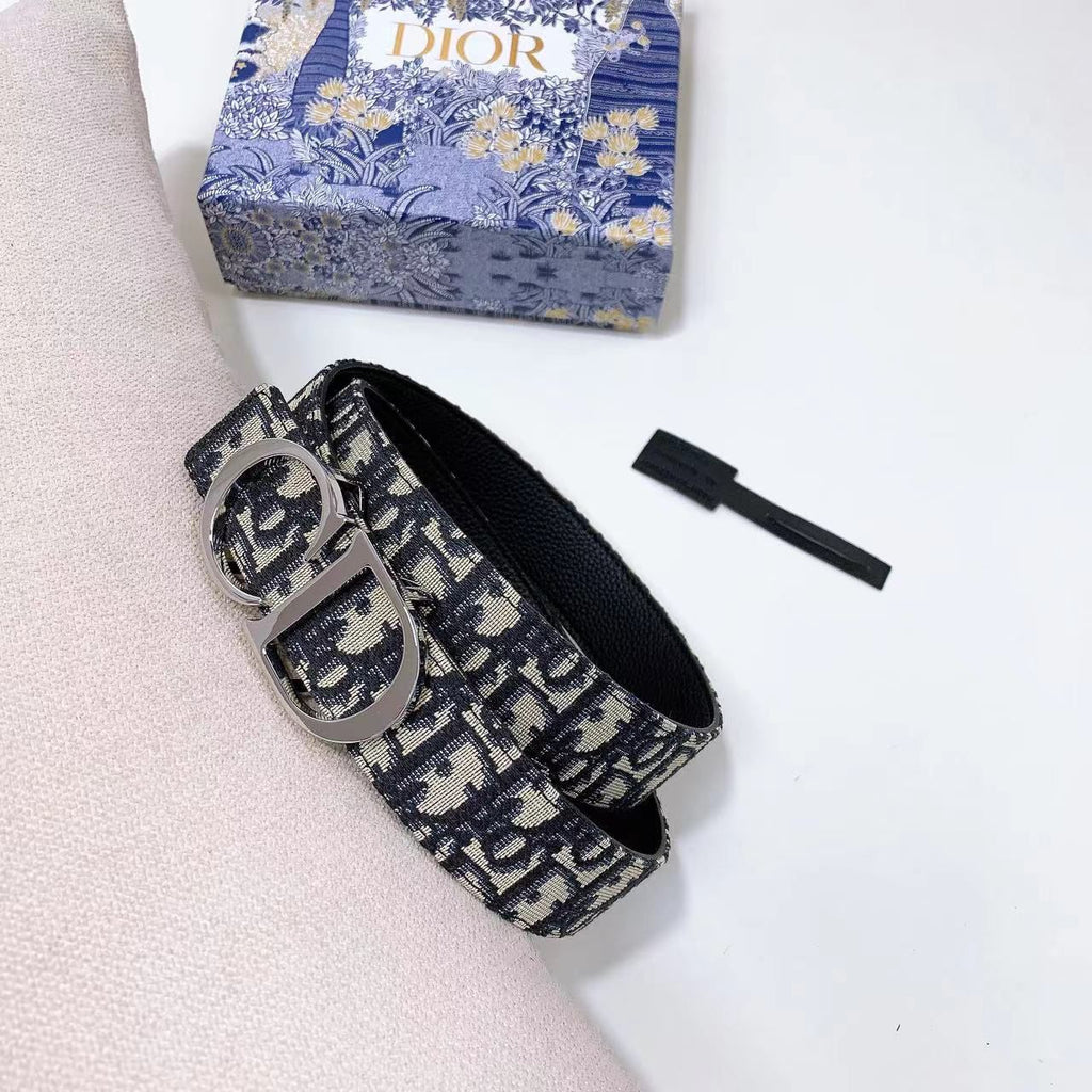 Dior Oblique Saddle CD Buckle Belt