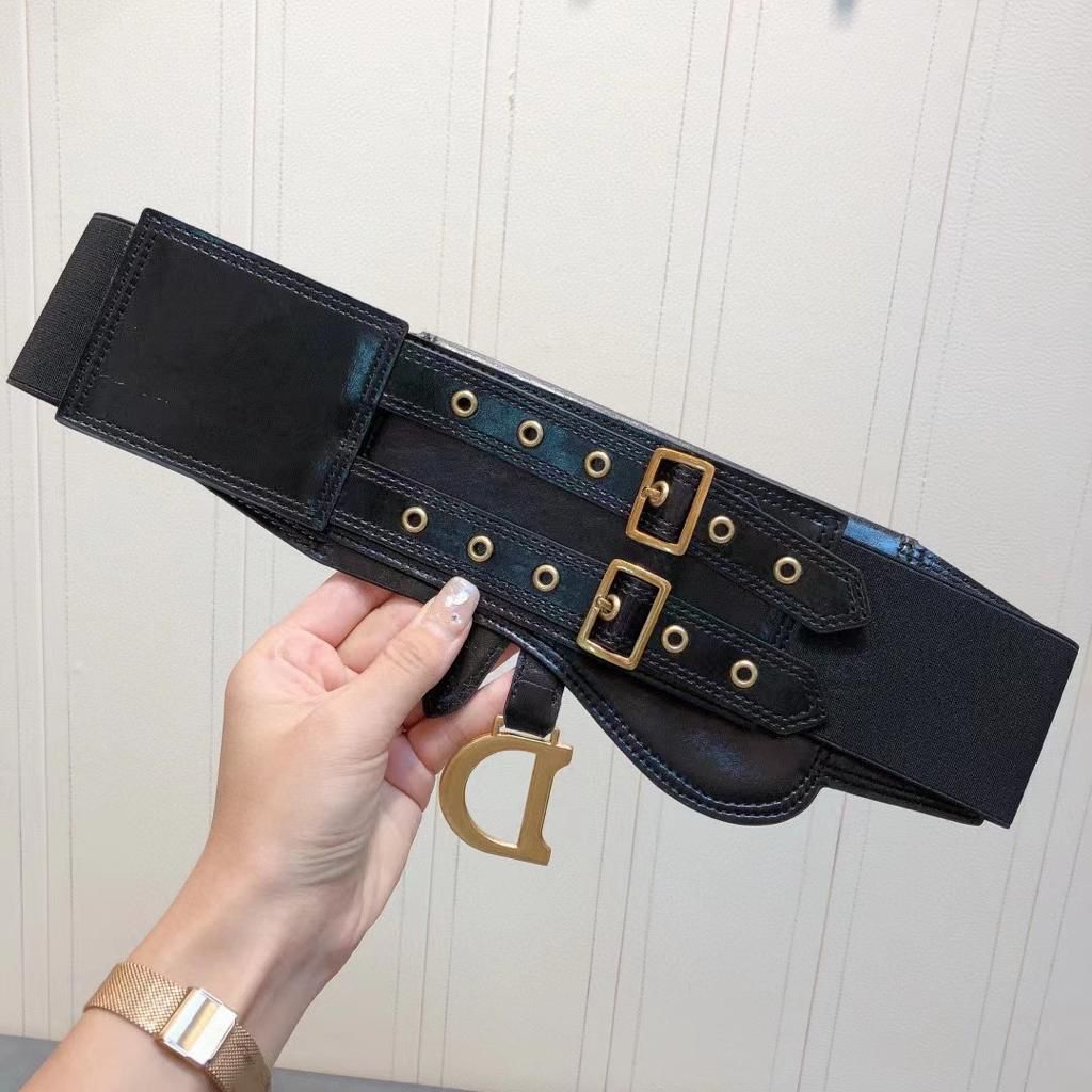 Dior D-Charm Double Buckle Corset Belt
