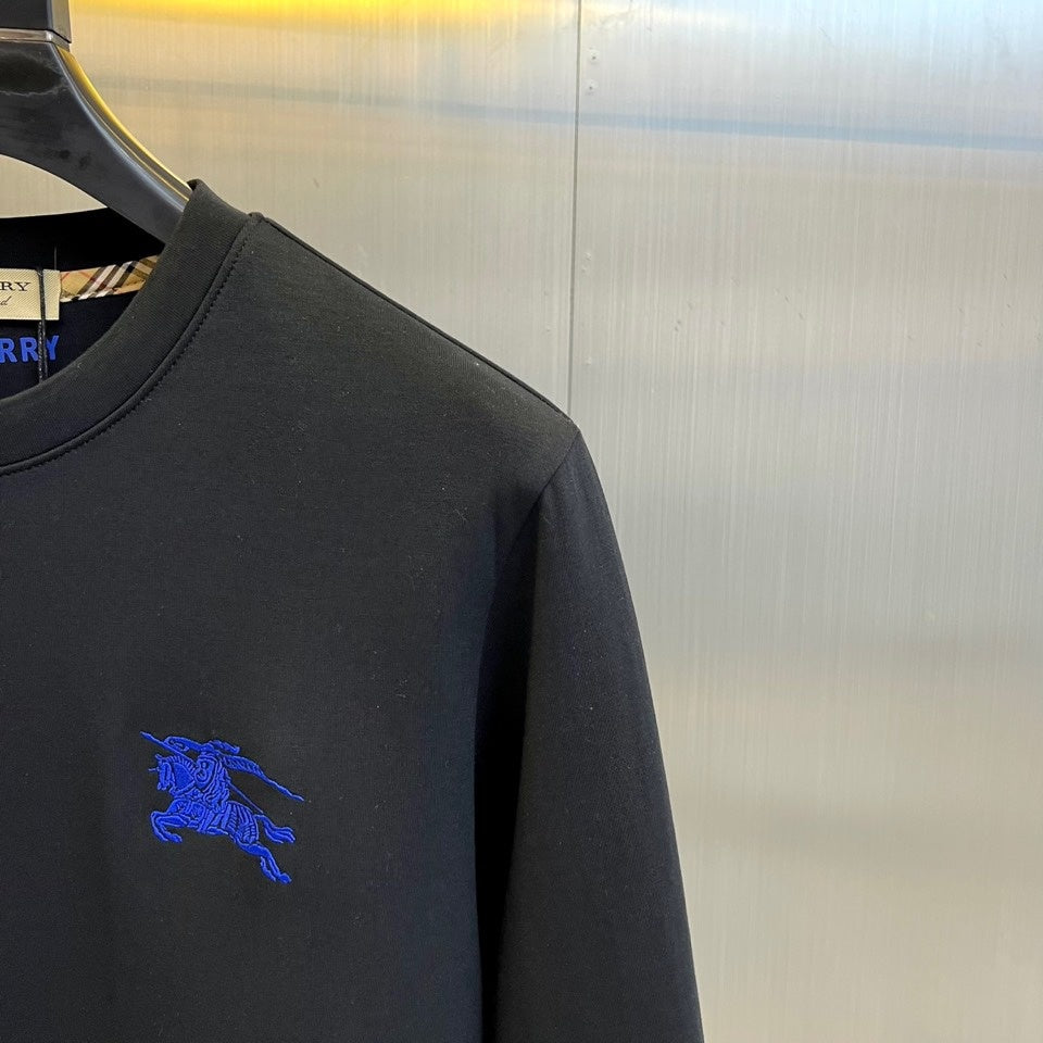 Burberry Blue Knight Crew Neck Sweatshirt