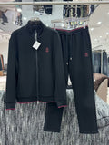Brunello Cucinelli Dark Burgundy Trim Tracksuit