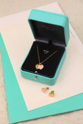 Tiffany & Co. - Double Heart Necklace and Earrings Set