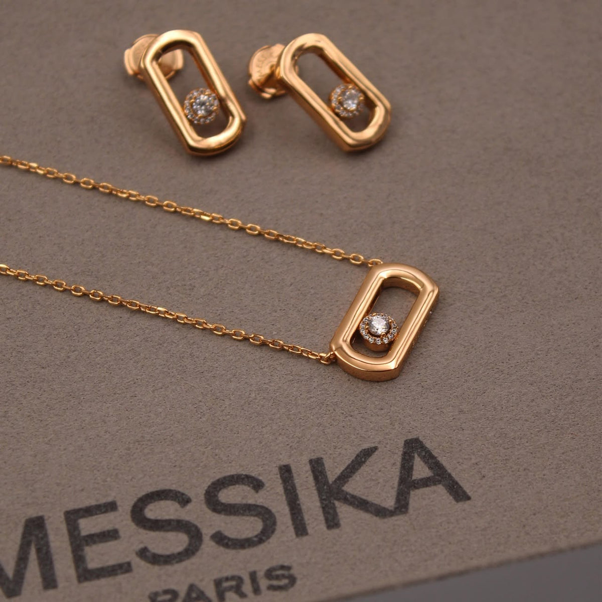 Messika Move Uno Necklace & Earrings