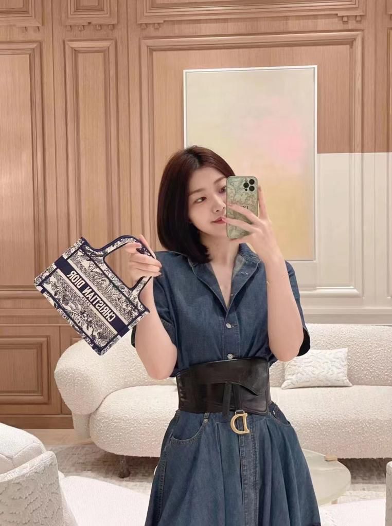 Dior D-Charm Double Buckle Corset Belt