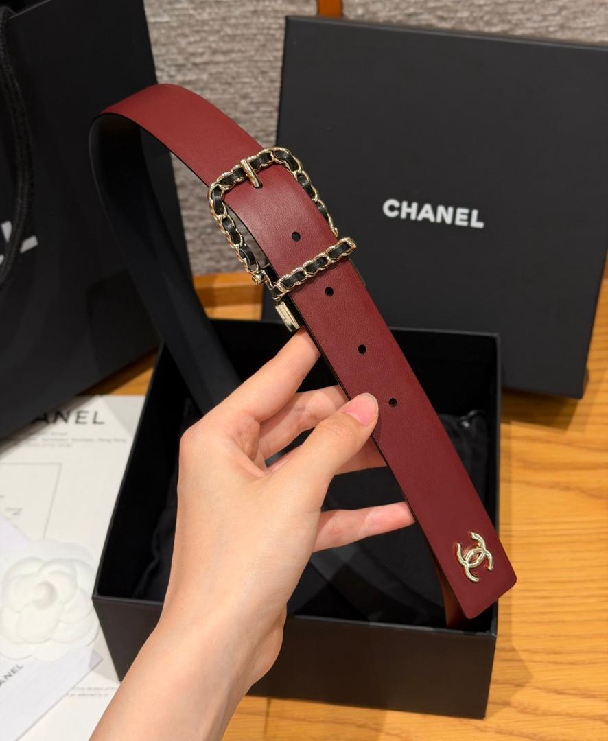 CHANEL — Chain Buckle Belt