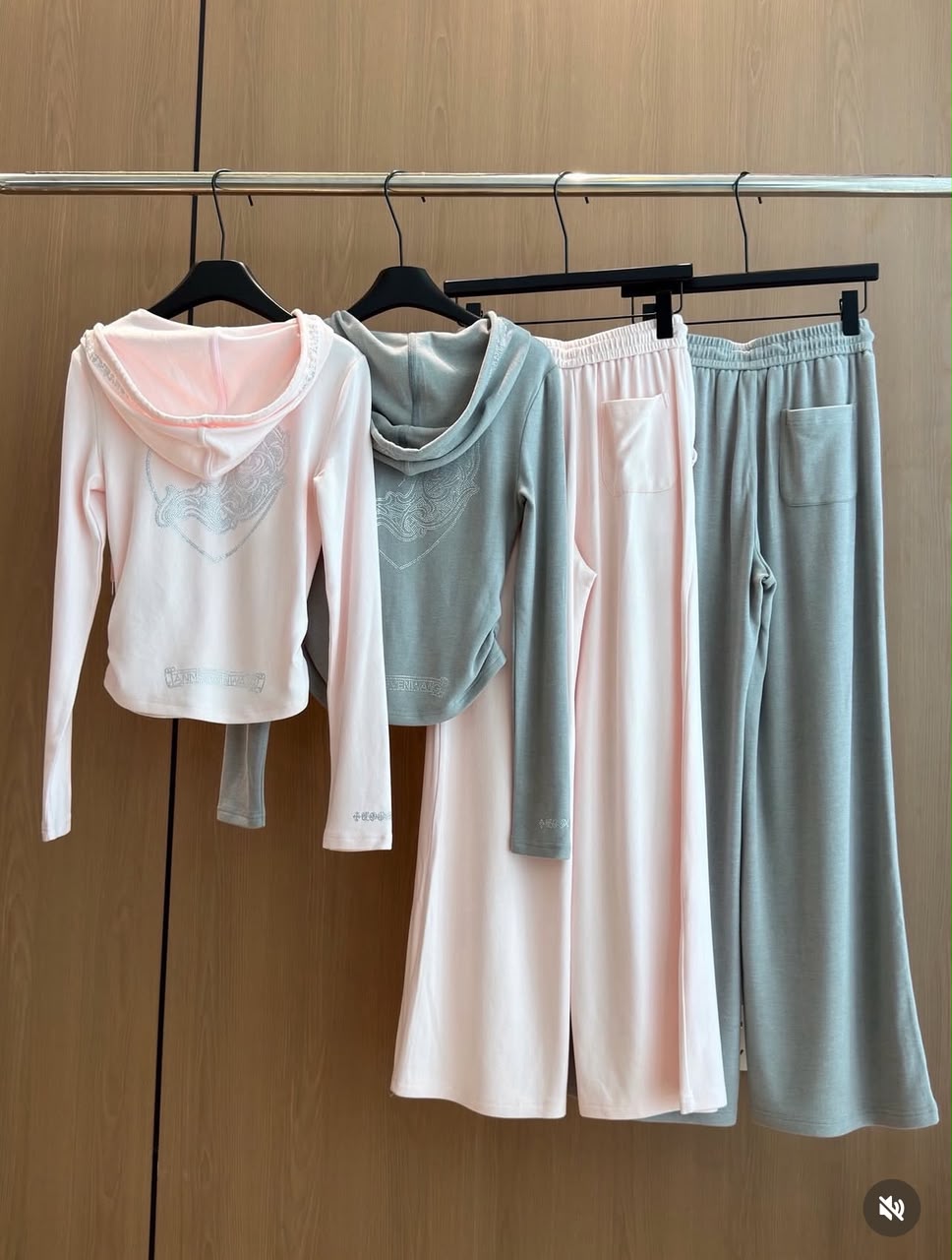 Chrome Hearts Style Casual Lounge Set