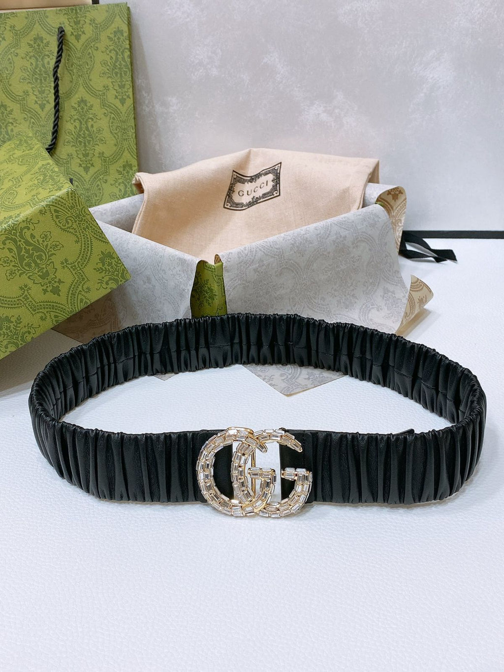 Gucci GG Marmont Elastic Belt