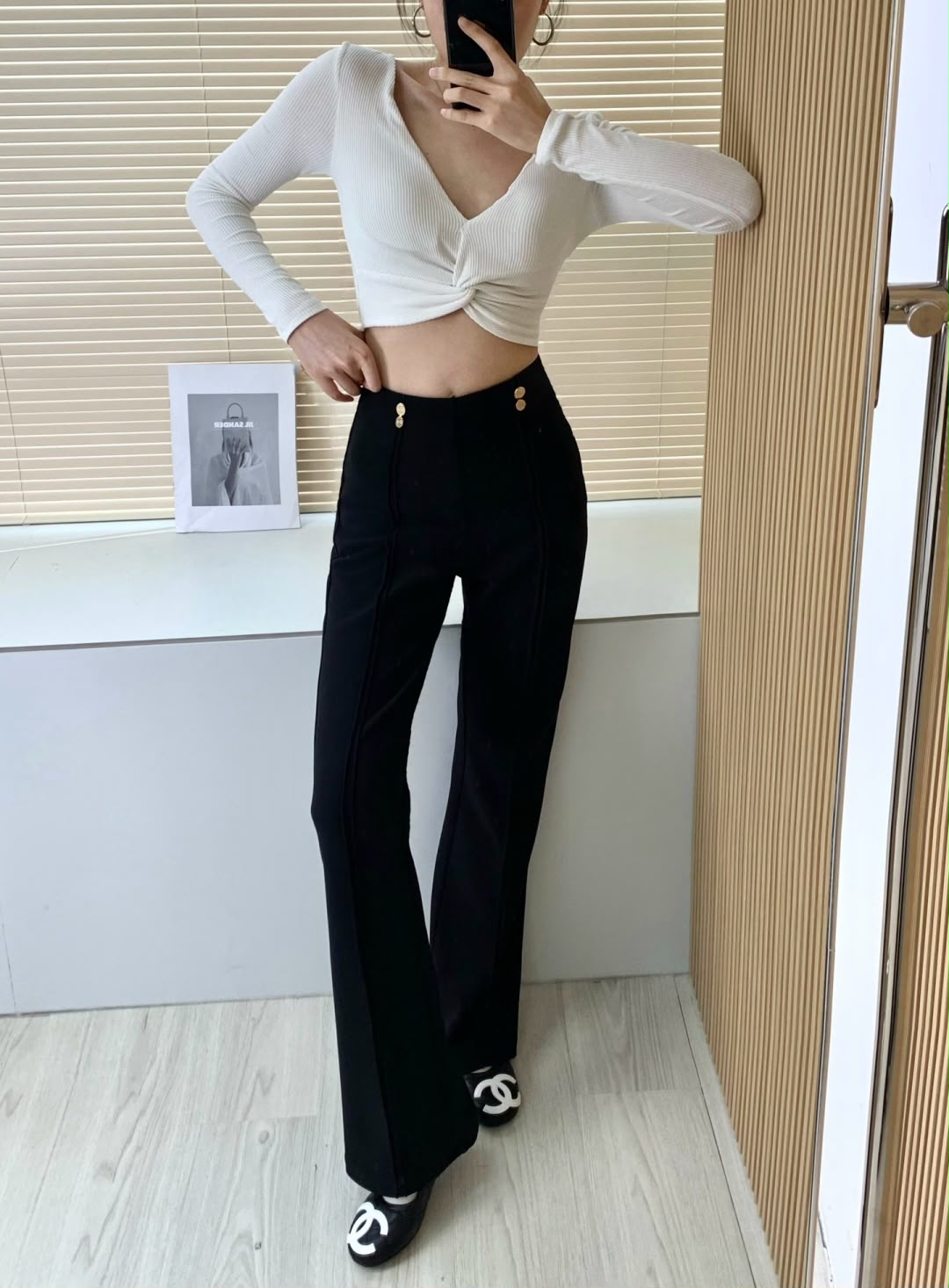 Loewe High-Waist Flared Trousers