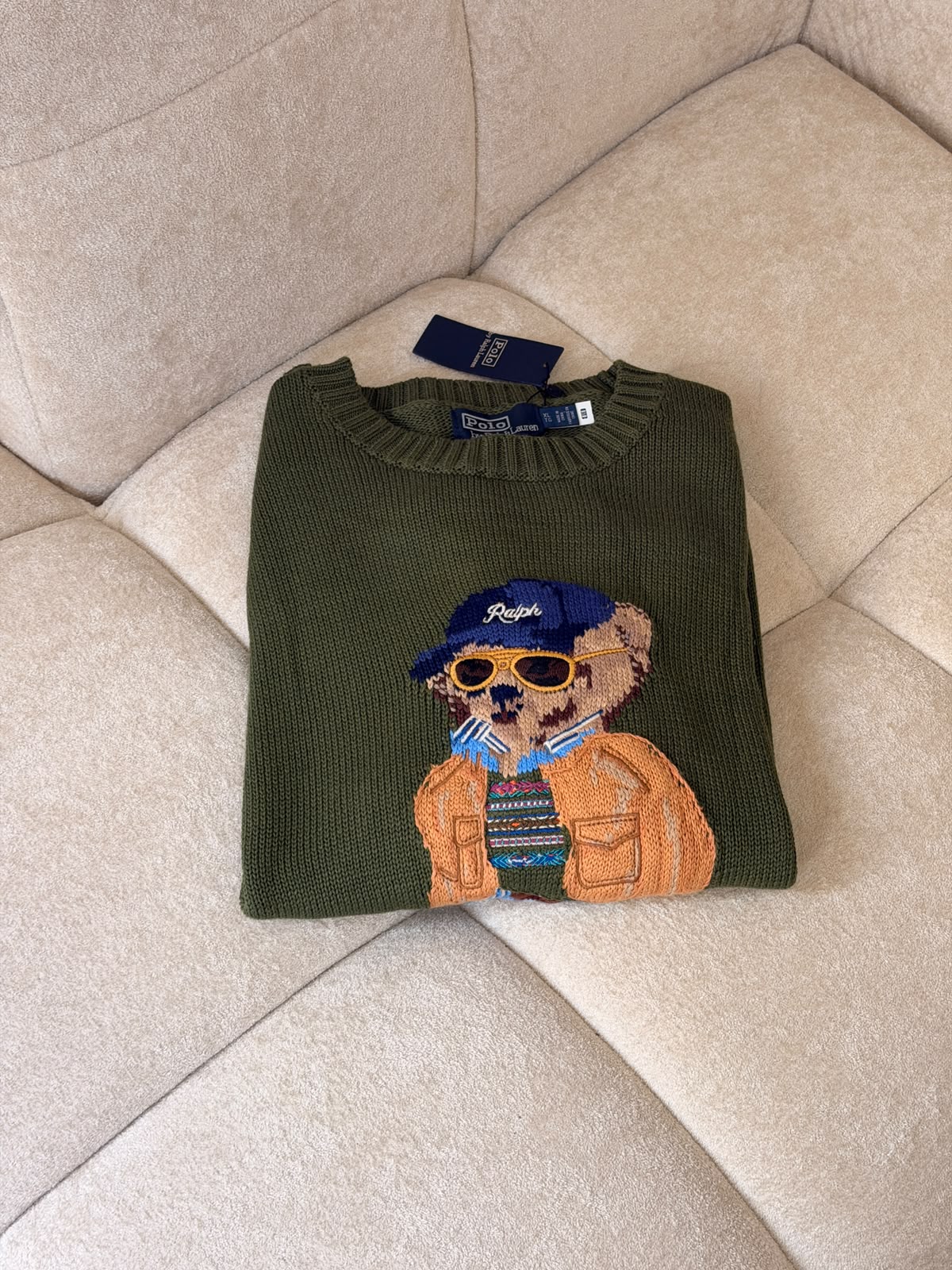 Polo Ralph Lauren — Polo Bear Cotton Crewneck Sweater