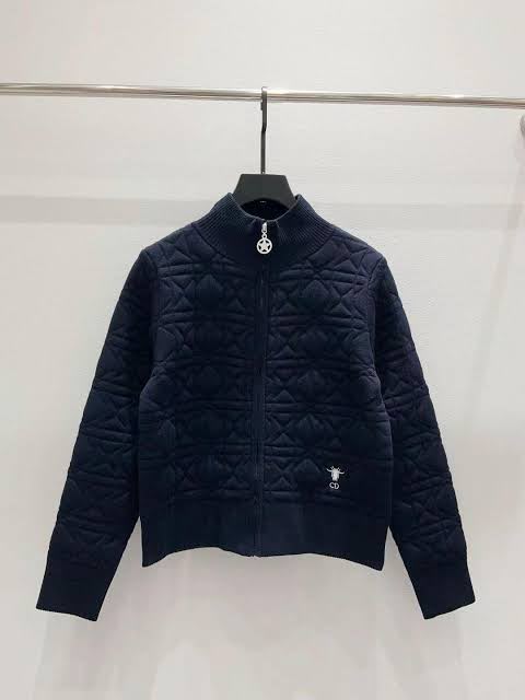Dior Quilted Zip-Up Jacket