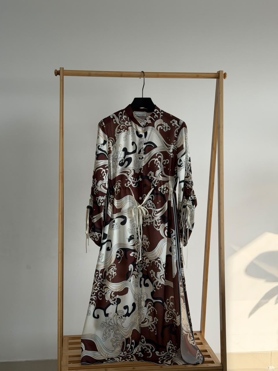ALEMAIS Printed Shirt Dress