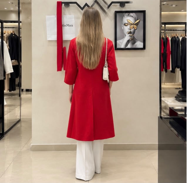 Max Mara Red Double