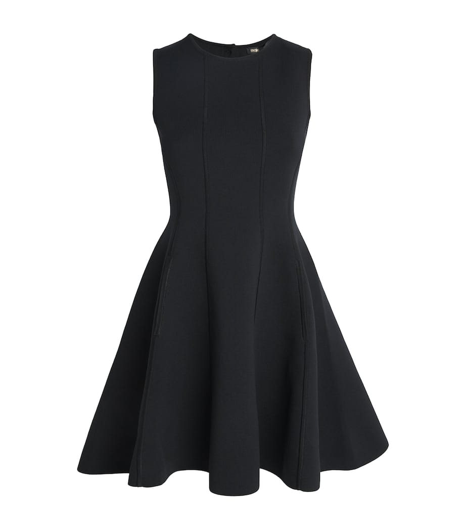 MAJE Crystal-Embellished Bow Back