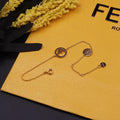 Fendi FF Gold Bracelet