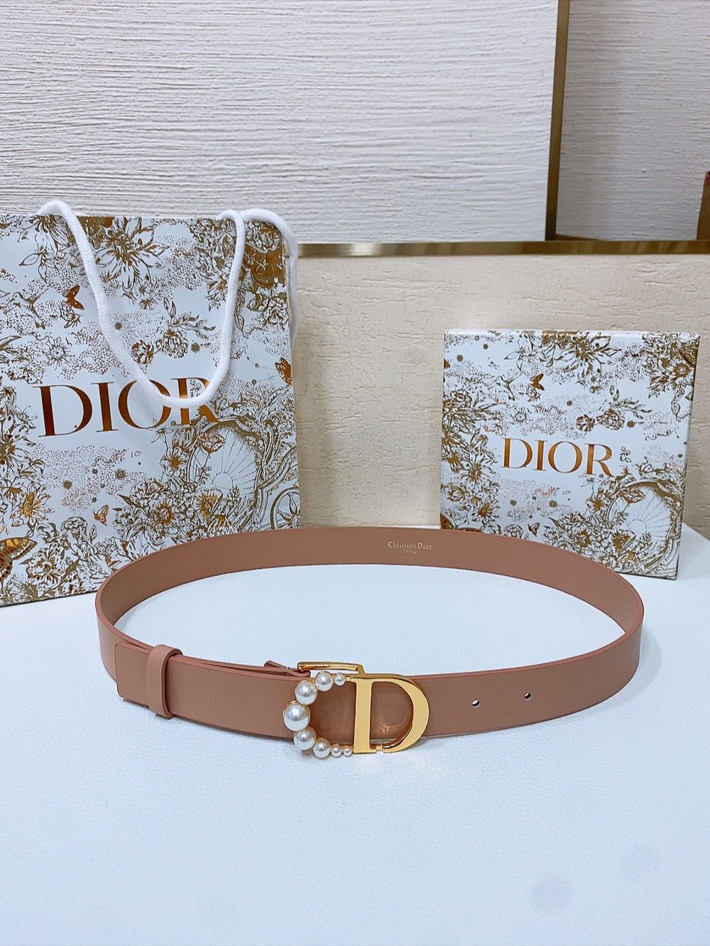 Dior CD Pearl Belt