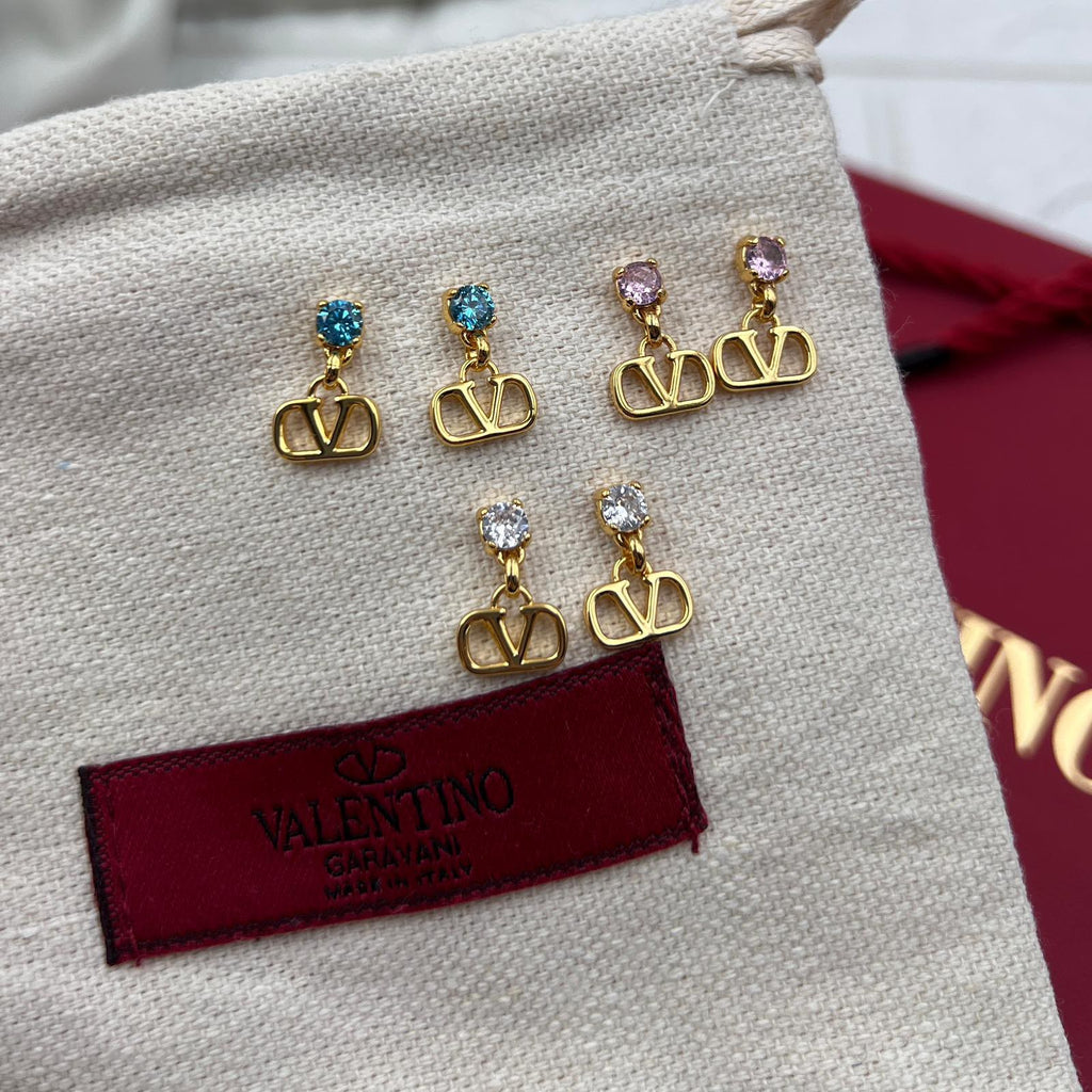 Valentino Garavani VLogo Signature Drop Earrings