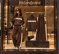 Saint Laurent Contrast Stripe Track Jacket and Pants Set