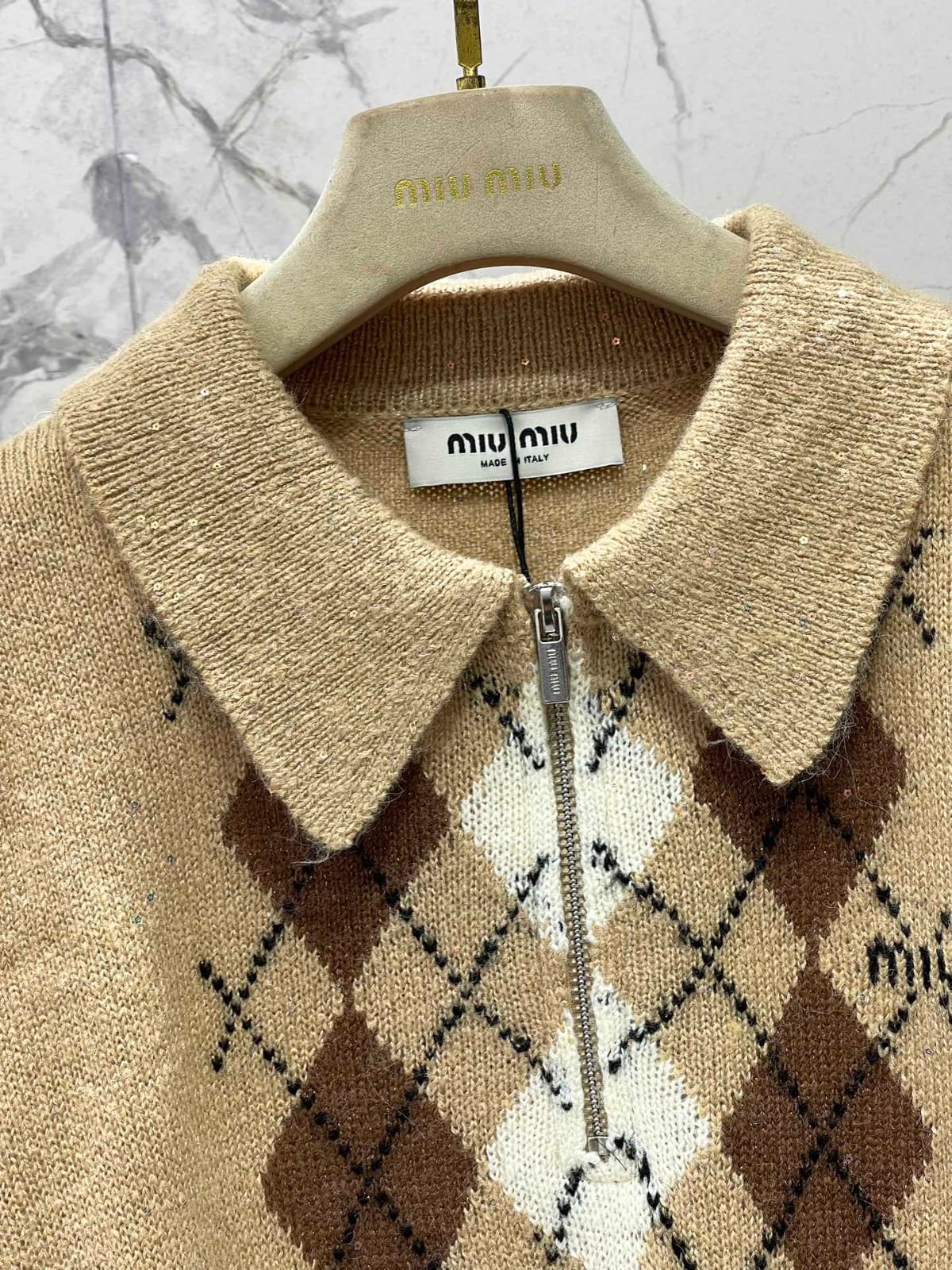Miu Miu Cashmere Polo Sweater