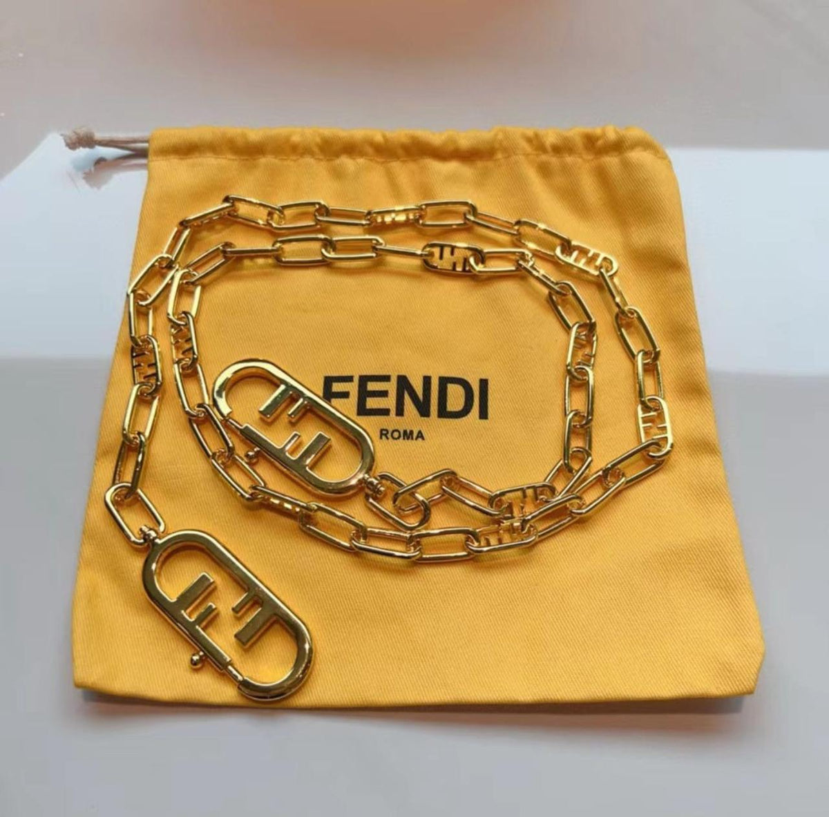 Fendi O’Lock Chain Belt