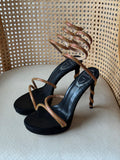 René Caovilla Crystal-Embellished Cleo Sandals