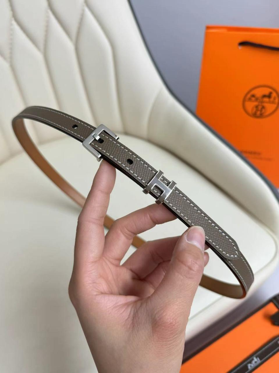 Hermès H Buckle Leather Belt