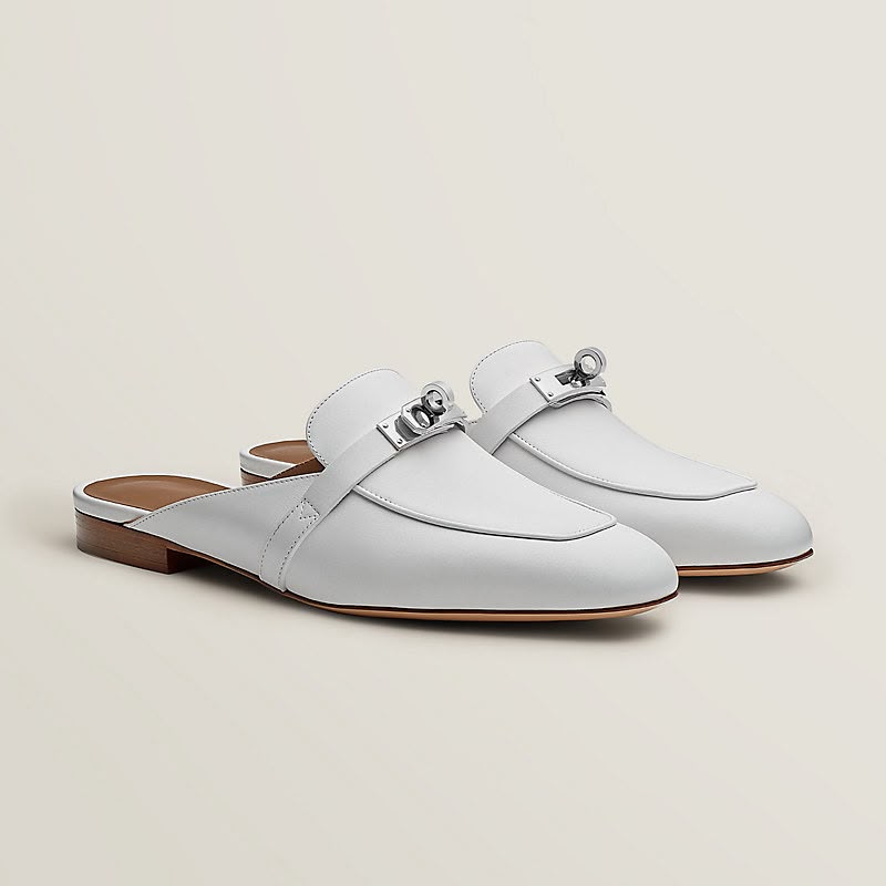 HERMES Buckle Mule Flats