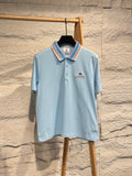 Casablanca Striped Collar Polo