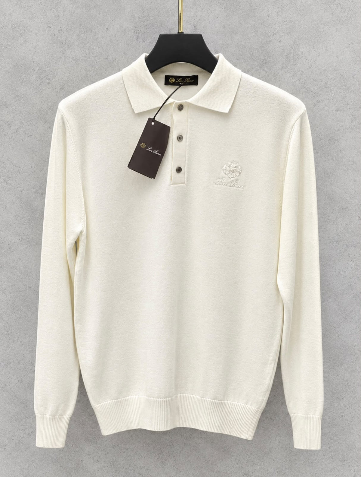 Loro Piana Long Sleeve Polo