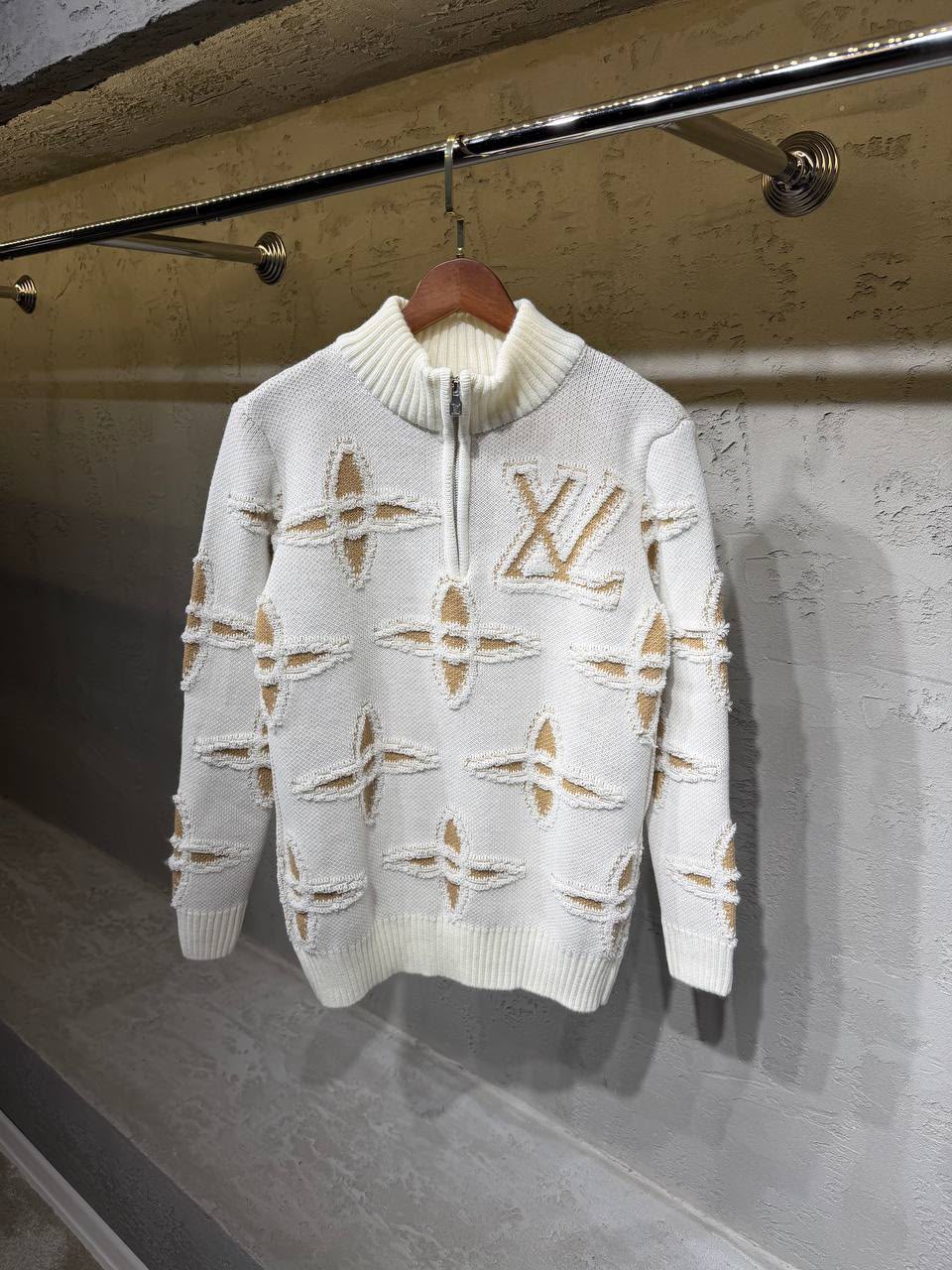 LV Half-Zip Sweater