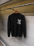 LV Large Logo Crewneck Sweater