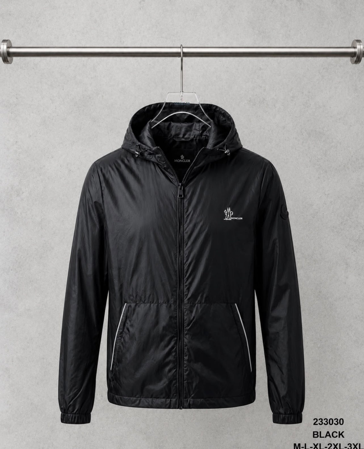 Moncler Hooded Back Logo Jacket