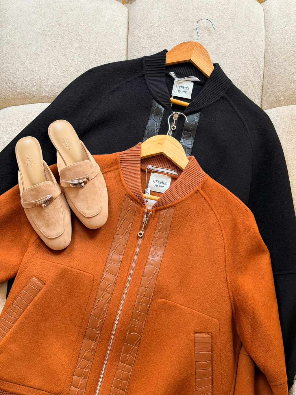 Hermès — Étriers Bomber Jacket