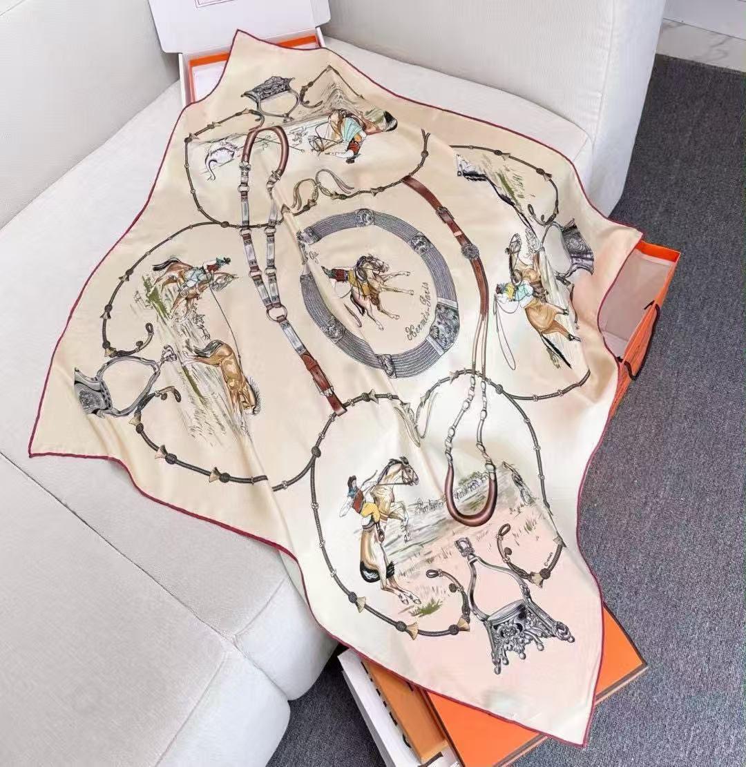 Hermès Equestrian Square Scarf