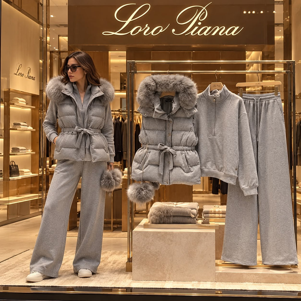 Loro Piana Luxury Cashmere Tracksuit Set