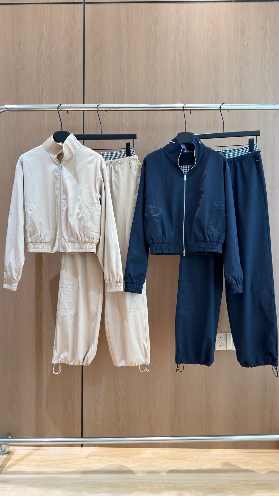 Chanel Nylon Tracksuit Set
