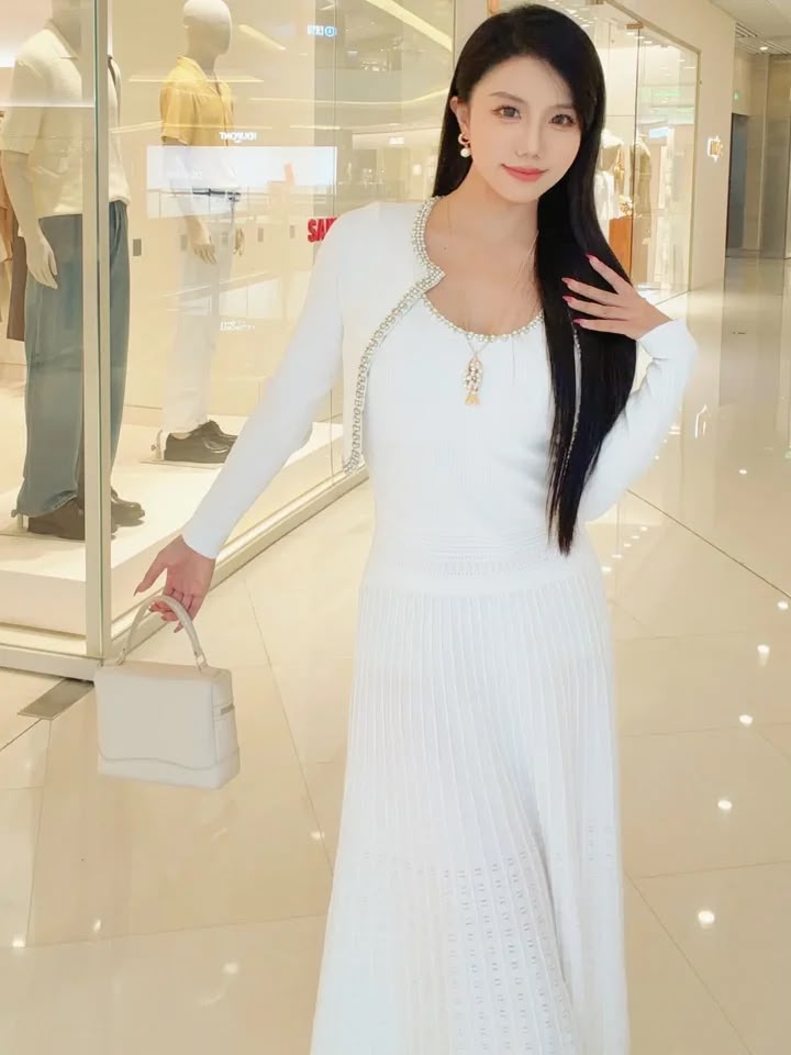 SANDRO Knit Dress and Matching Cardigan / Bolero Set