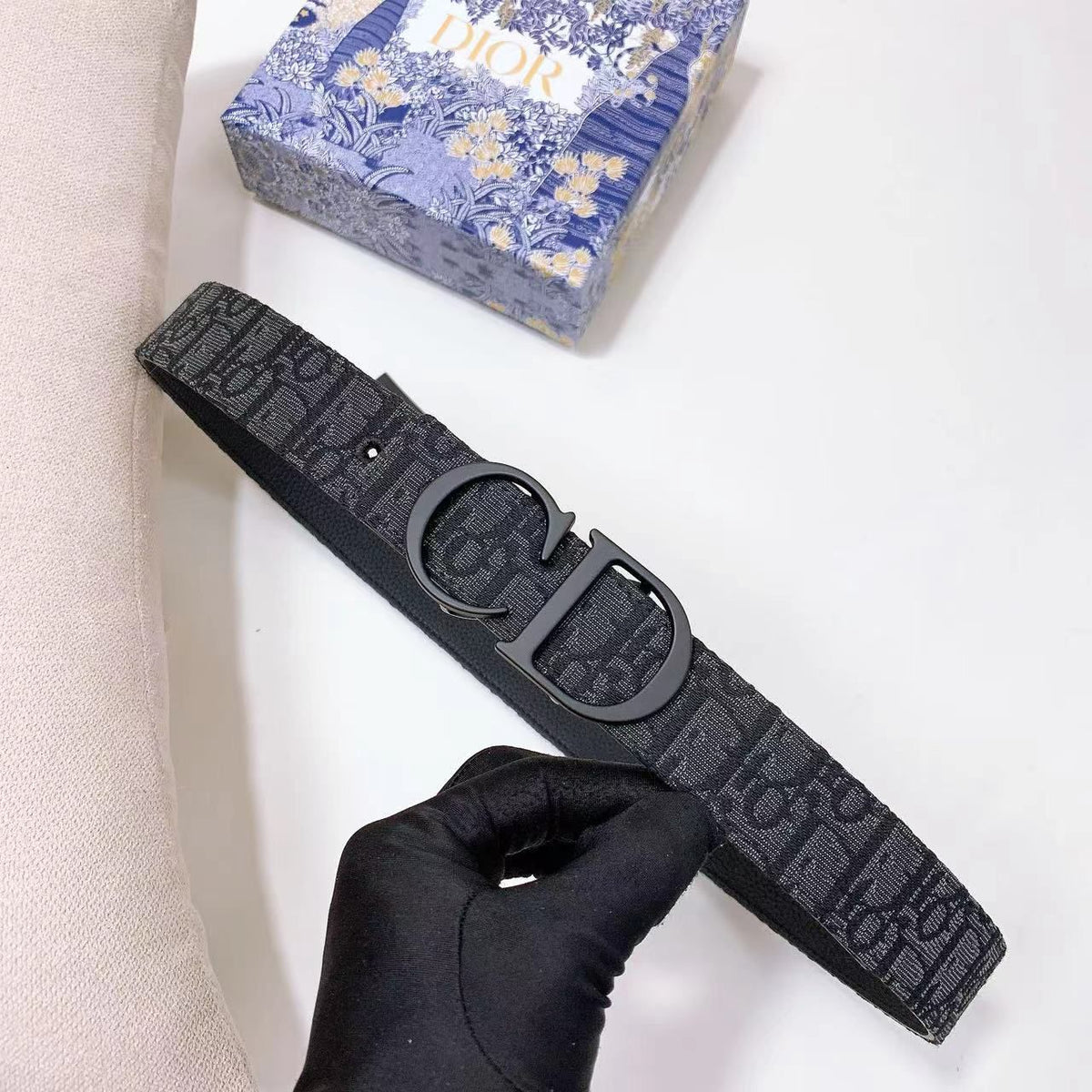 Dior Oblique Saddle CD Buckle Belt