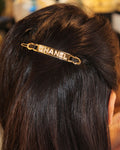 Fendi FF Gold Hair Clip