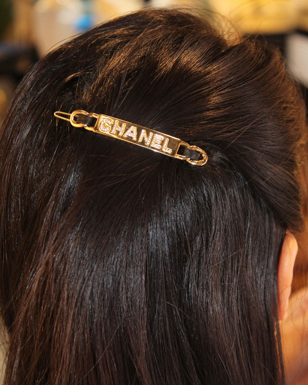 Fendi FF Gold Hair Clip