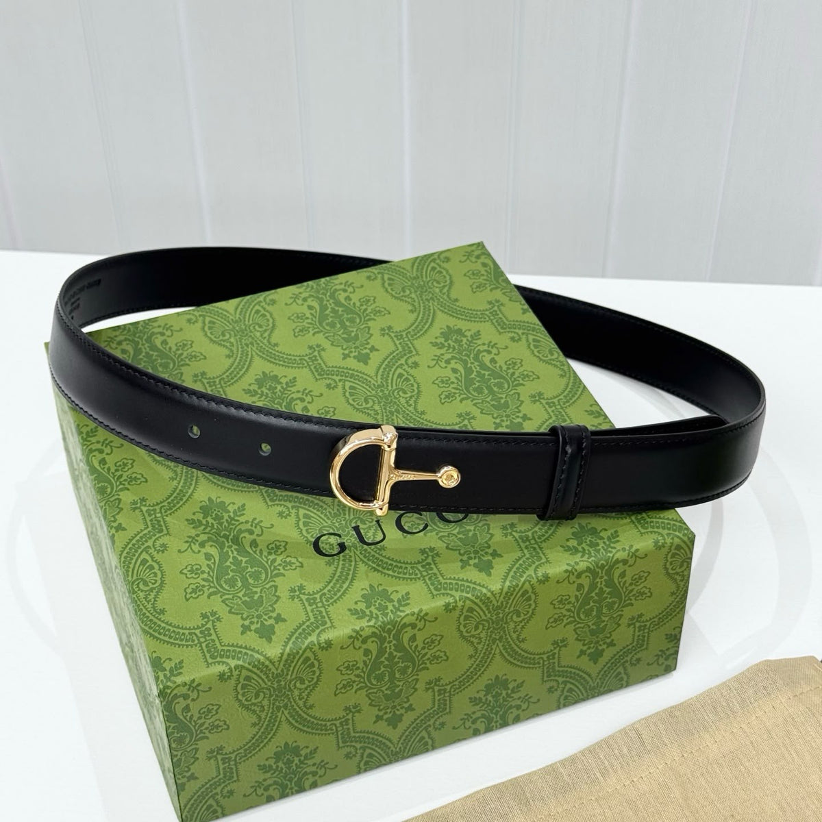Gucci Horsebit Leather Belt