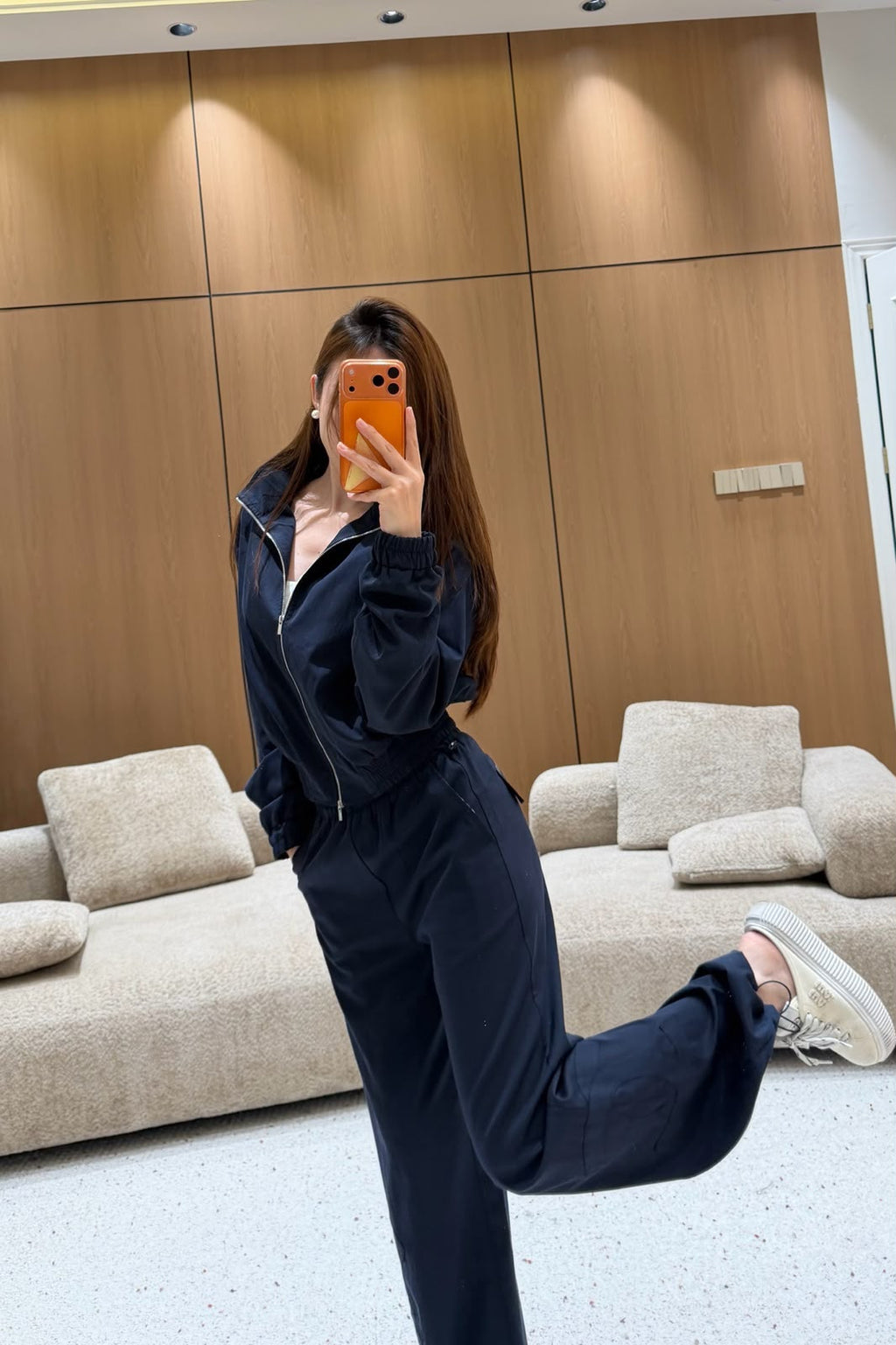 Chanel Nylon Tracksuit Set
